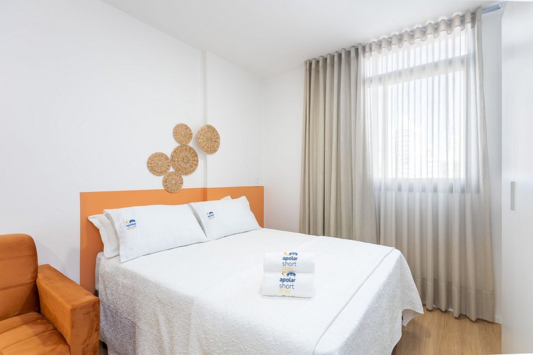 Estudio espaçoso e bem localizado no centro