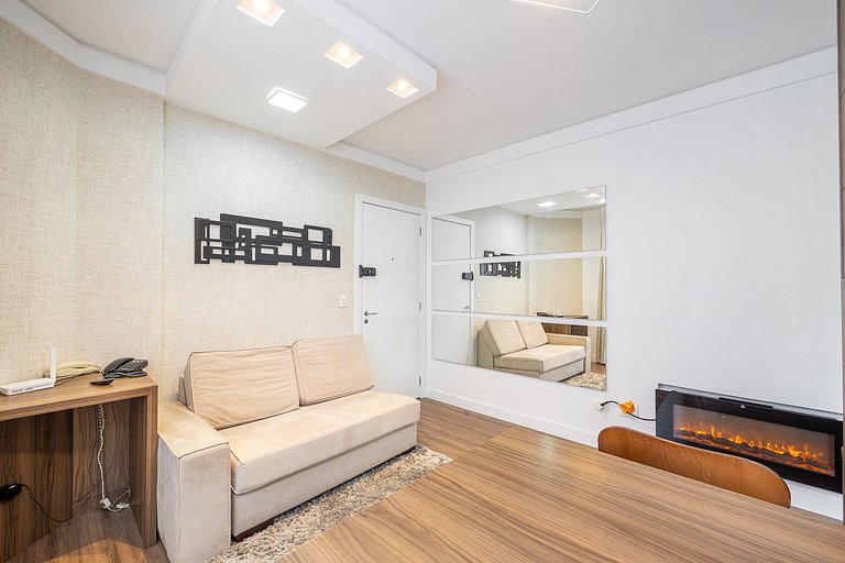 Studio com sacada Alto da Glória