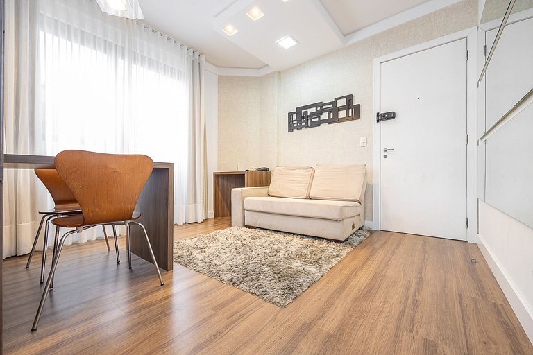 Studio com sacada Alto da Glória