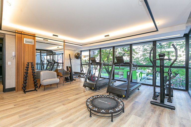 Studio finamente decorado em Curitiba, até 2 pessoas, 29m