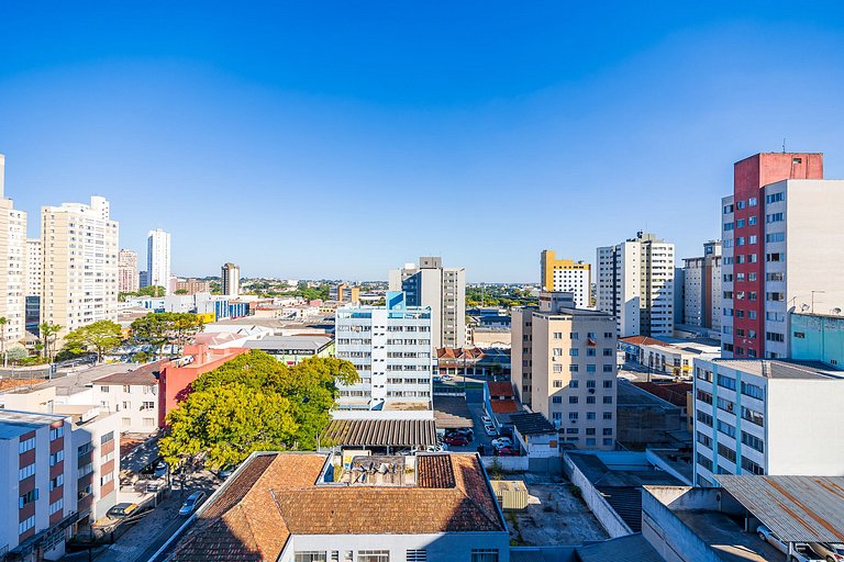 Studio finamente decorado em Curitiba, até 2 pessoas, 29m