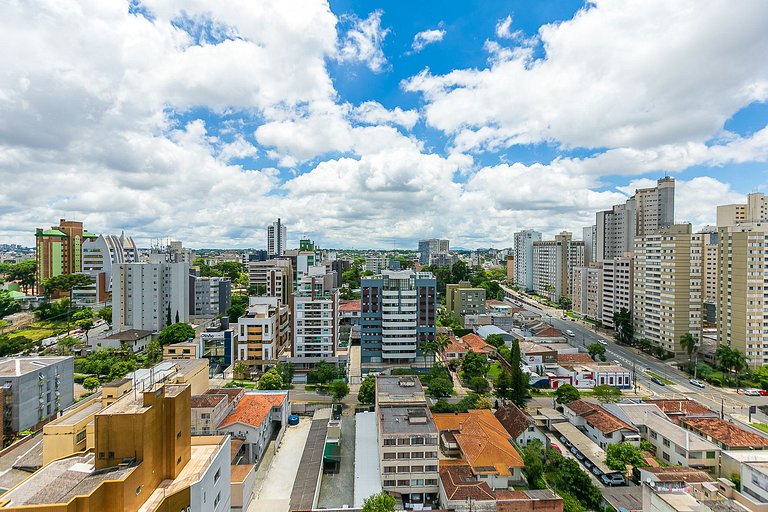 Studio finamente decorado em Curitiba, até 2 pessoas, 29m