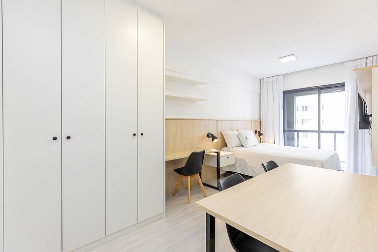 Studio no Bigorrilho, totalmente mobiliado para até 2 pessoa