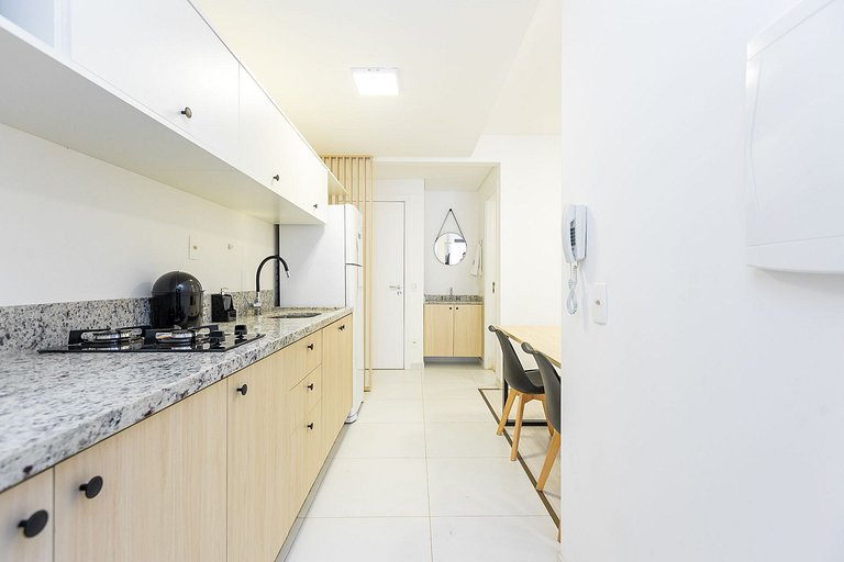 Studio no Bigorrilho, totalmente mobiliado para até 2 pessoa