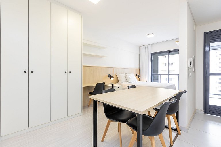 Studio no Bigorrilho, totalmente mobiliado para até 2 pessoa