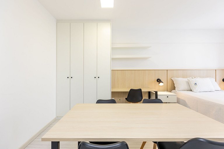 Studio no Bigorrilho, totalmente mobiliado para até 2 pessoa