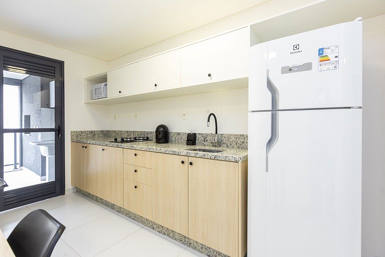 Studio no Bigorrilho, totalmente mobiliado para até 2 pessoa