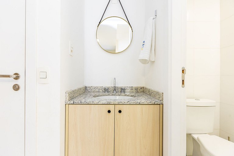 Studio no Bigorrilho, totalmente mobiliado para até 2 pessoa