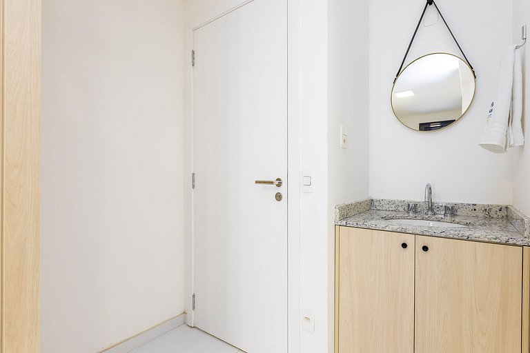 Studio no Bigorrilho, totalmente mobiliado para até 2 pessoa