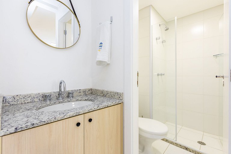 Studio no Bigorrilho, totalmente mobiliado para até 2 pessoa