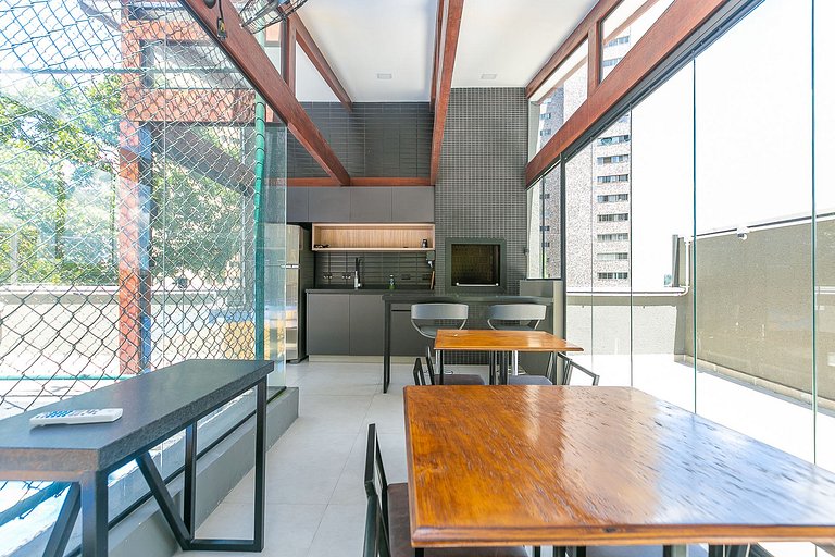 Studio no Bigorrilho, totalmente mobiliado para até 2 pessoa