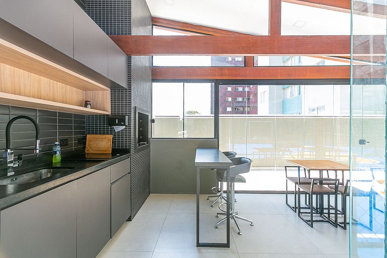 Studio no Bigorrilho, totalmente mobiliado para até 2 pessoa