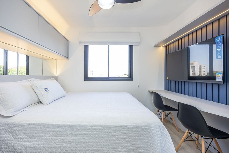 Apartamento finamente decorado no Centro de Curitiba, até 2