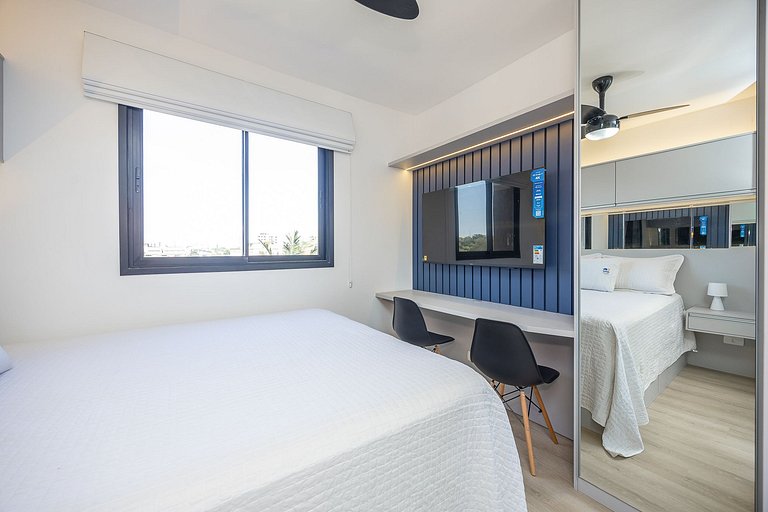 Apartamento finamente decorado no Centro de Curitiba, até 2