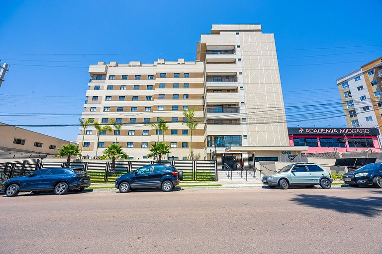 Apartamento finamente decorado no Centro de Curitiba, até 2