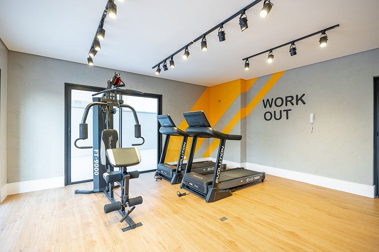 Apartamento finamente decorado no Centro de Curitiba, até 2