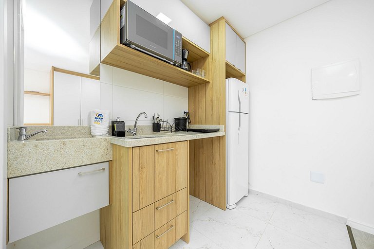 Studio finamente decorado no Rebouças, até 2 pessoas, m²