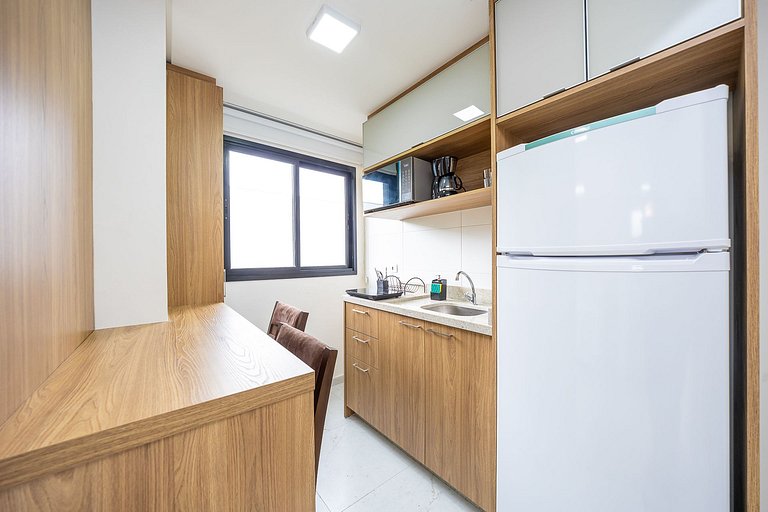 Studio finamente decorado no Rebouças, até 2 pessoas, m²