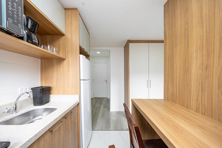 Studio finamente decorado no Rebouças, até 2 pessoas, m²