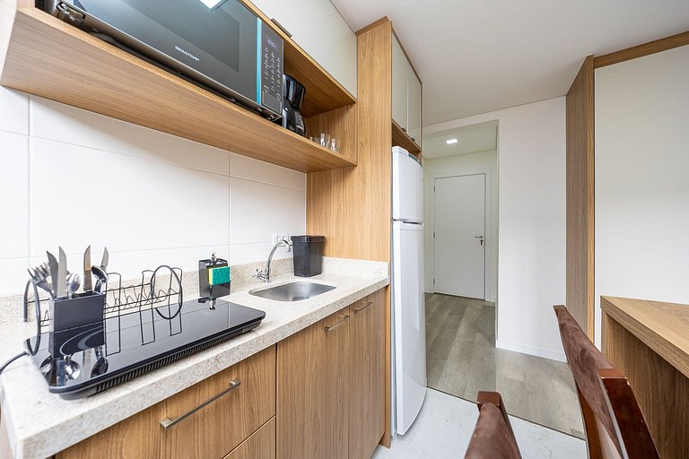 Studio finamente decorado no Rebouças, até 2 pessoas, m²