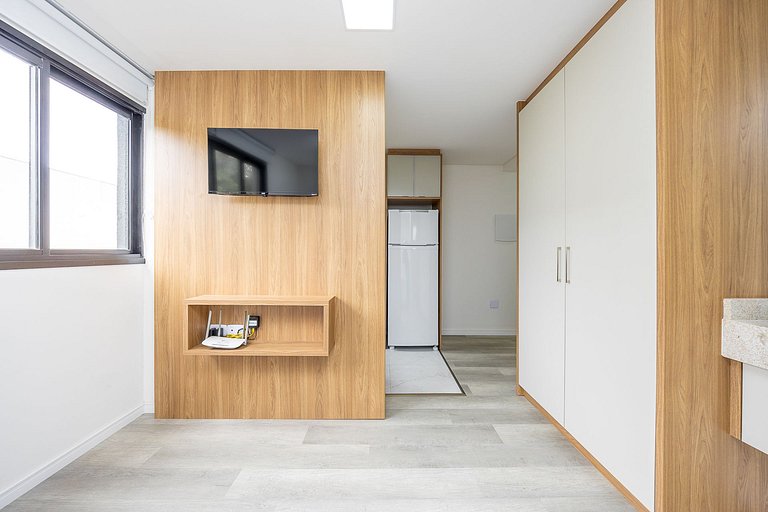 Studio finamente decorado no Rebouças, até 2 pessoas, m²