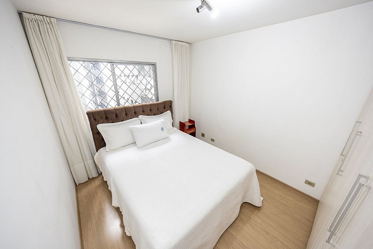Apartamento 2 quartos finamente decorado em Curitiba, até 4