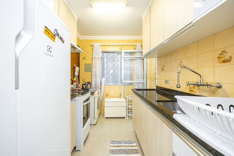 Apartamento 2 quartos finamente decorado em Curitiba, até 4