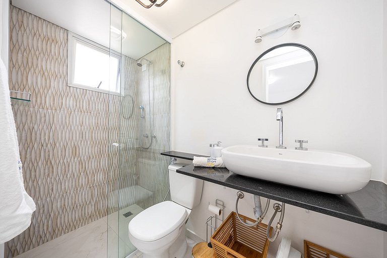 apartamento 3 quartos finamente decorado em Curitiba, até 4