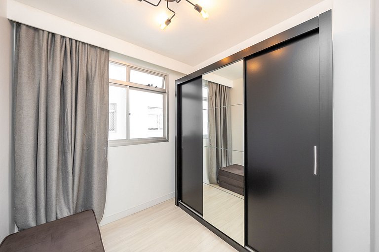 apartamento 3 quartos finamente decorado em Curitiba, até 4