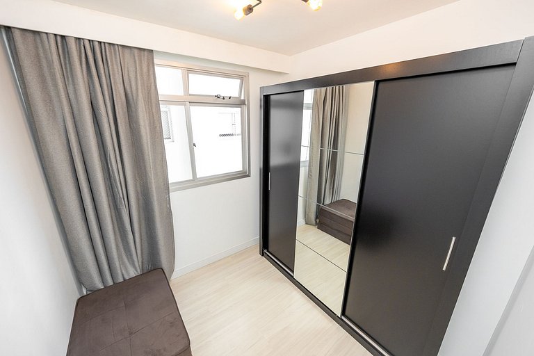 apartamento 3 quartos finamente decorado em Curitiba, até 4