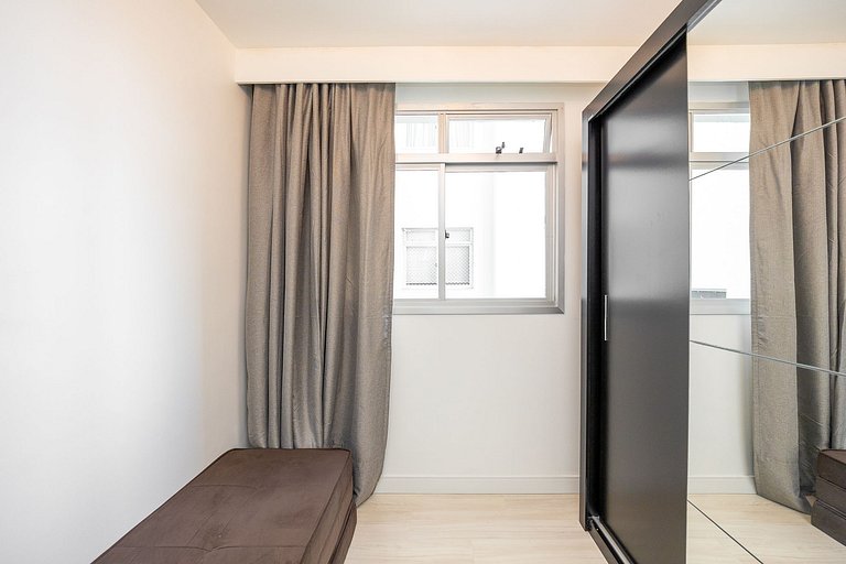 apartamento 3 quartos finamente decorado em Curitiba, até 4