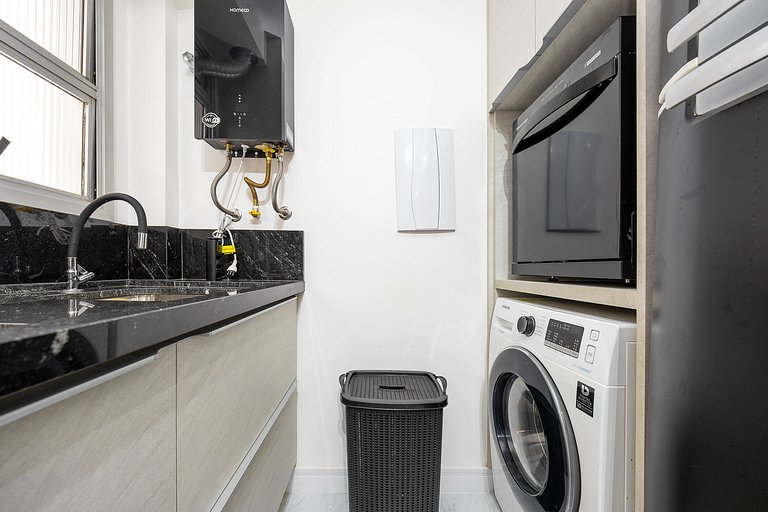 apartamento 3 quartos finamente decorado em Curitiba, até 4