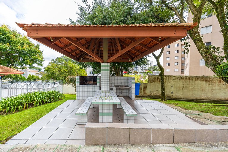 apartamento 3 quartos finamente decorado em Curitiba, até 4