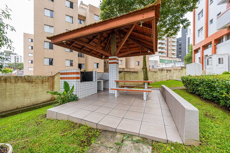 apartamento 3 quartos finamente decorado em Curitiba, até 4