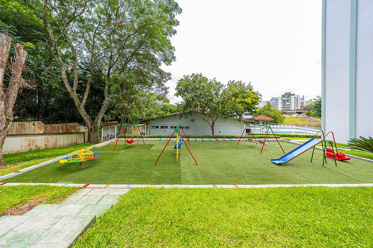apartamento 3 quartos finamente decorado em Curitiba, até 4