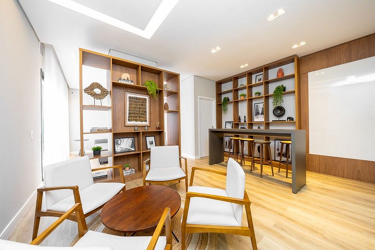 Studio finamente decorado em Curitiba