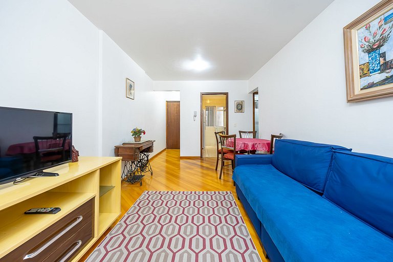 Apartamento 2 quartos finamente decorado Batel