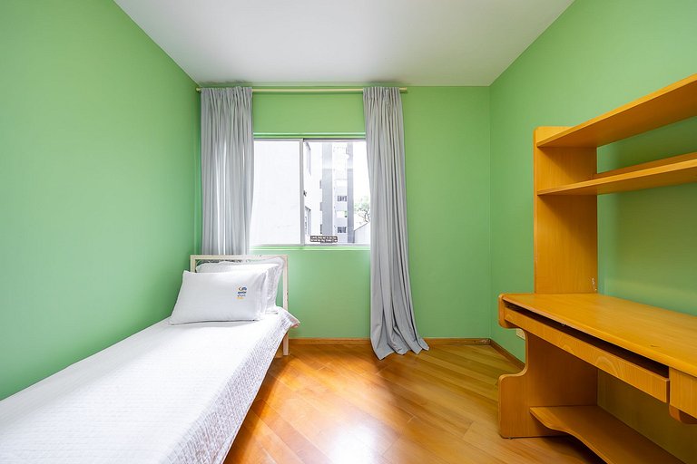 Apartamento 2 quartos finamente decorado Batel