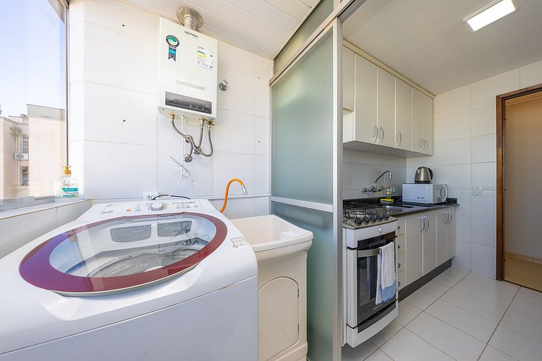 Studio finamente decorado em Curitiba, até 3 pessoas, 45m²