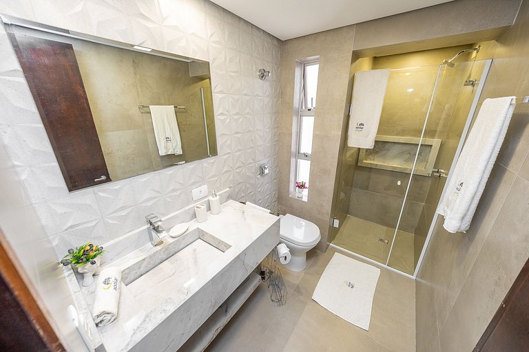 Studio finamente decorado em Curitiba, até 3 pessoas, 45m²