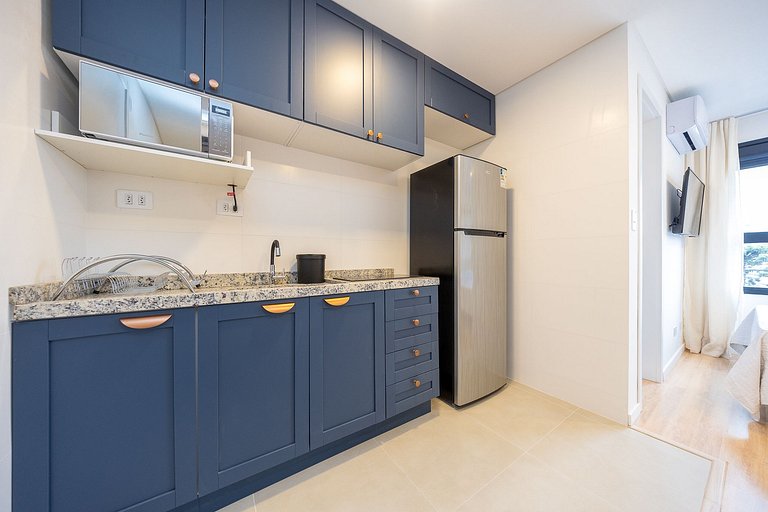 Studio Novo no Boa Vista moderno e confortável