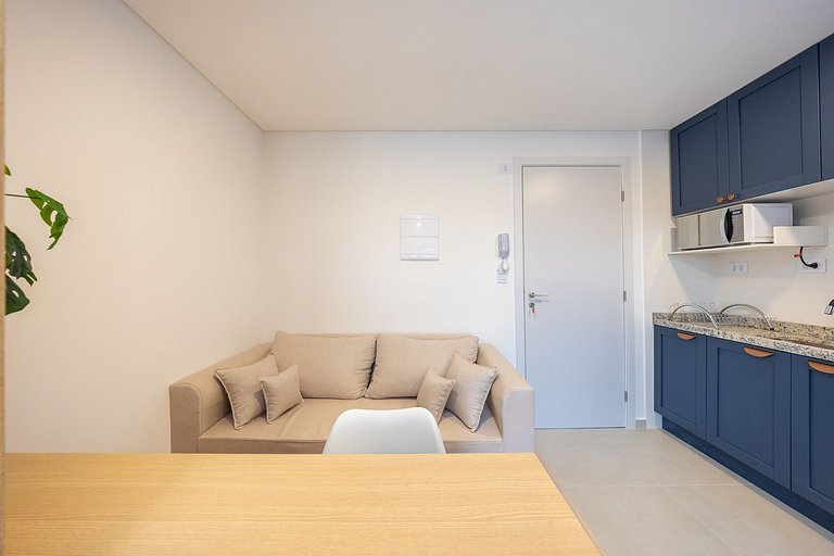 Studio Novo no Boa Vista moderno e confortável