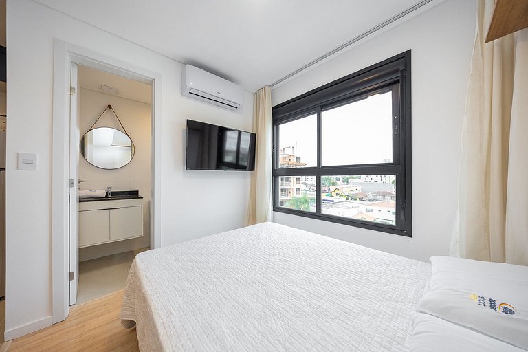 Studio Novo no Boa Vista moderno e confortável