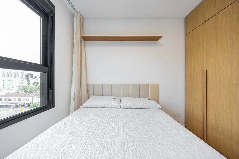 Studio Novo no Boa Vista moderno e confortável