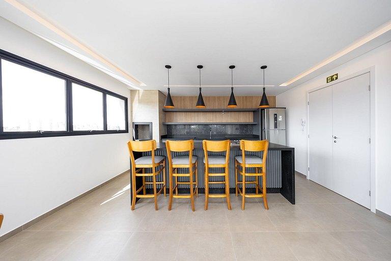 Studio Novo no Boa Vista moderno e confortável