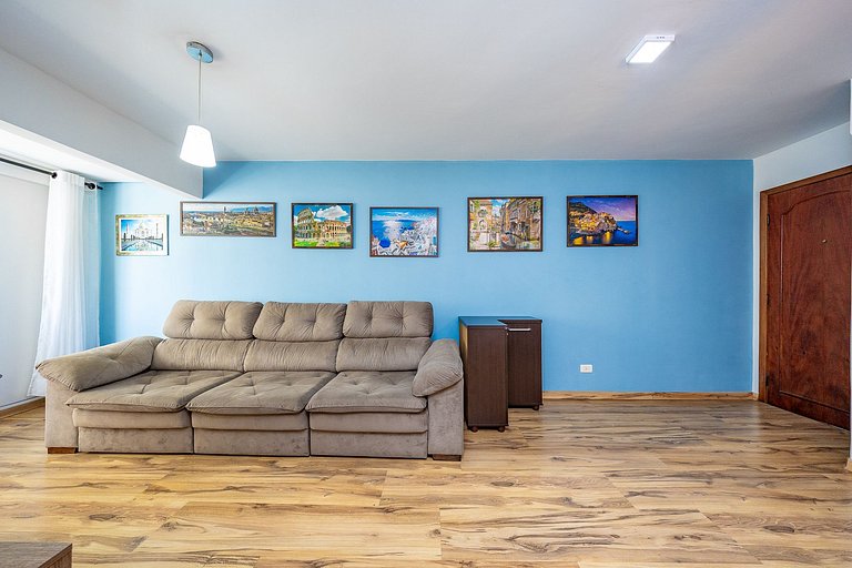 Apartamento 2 quartos finamente decorado em Curitiba, até 4