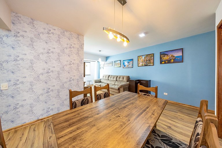Apartamento 2 quartos finamente decorado em Curitiba, até 4