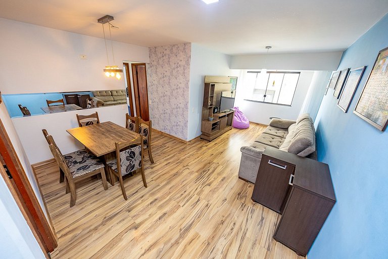 Apartamento 2 quartos finamente decorado em Curitiba, até 4