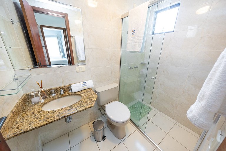 Apartamento 2 quartos finamente decorado em Curitiba, até 4