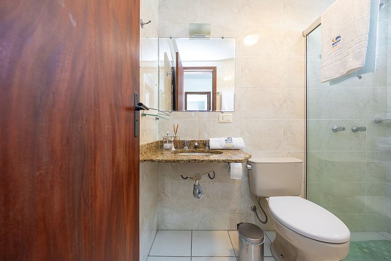 Apartamento 2 quartos finamente decorado em Curitiba, até 4